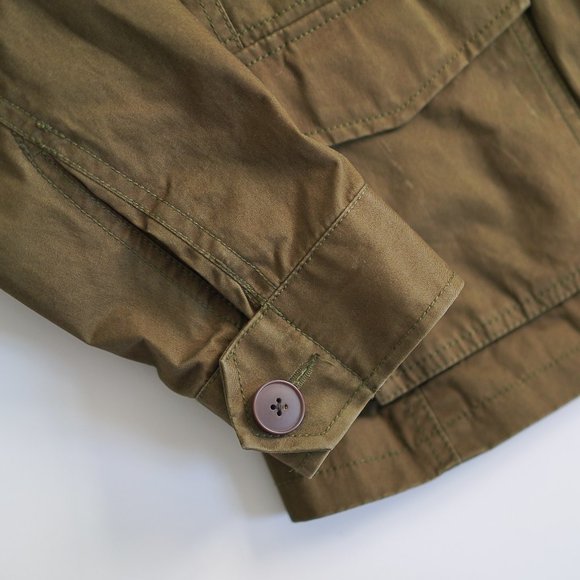 Madewell Outbound Jacket M Womens Desert Olive Green Pockets Button Front - Picture 2 of 5